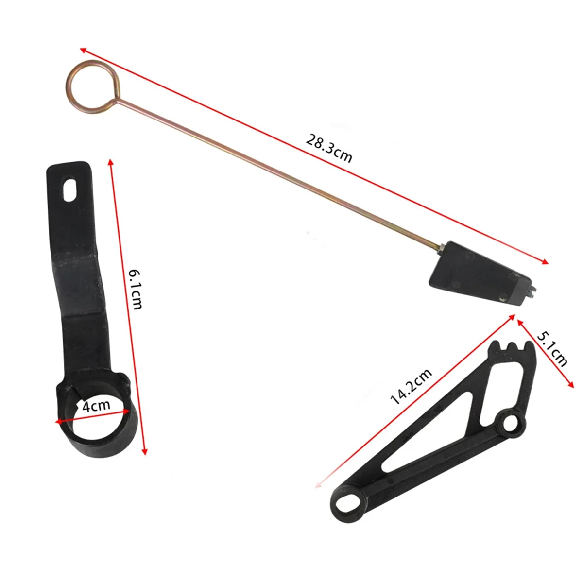 

#24X Automotive Parts & Accessories,Car Cam Phase Shifter Fixing+Timing Chain Locking Tool for Ford,Black
