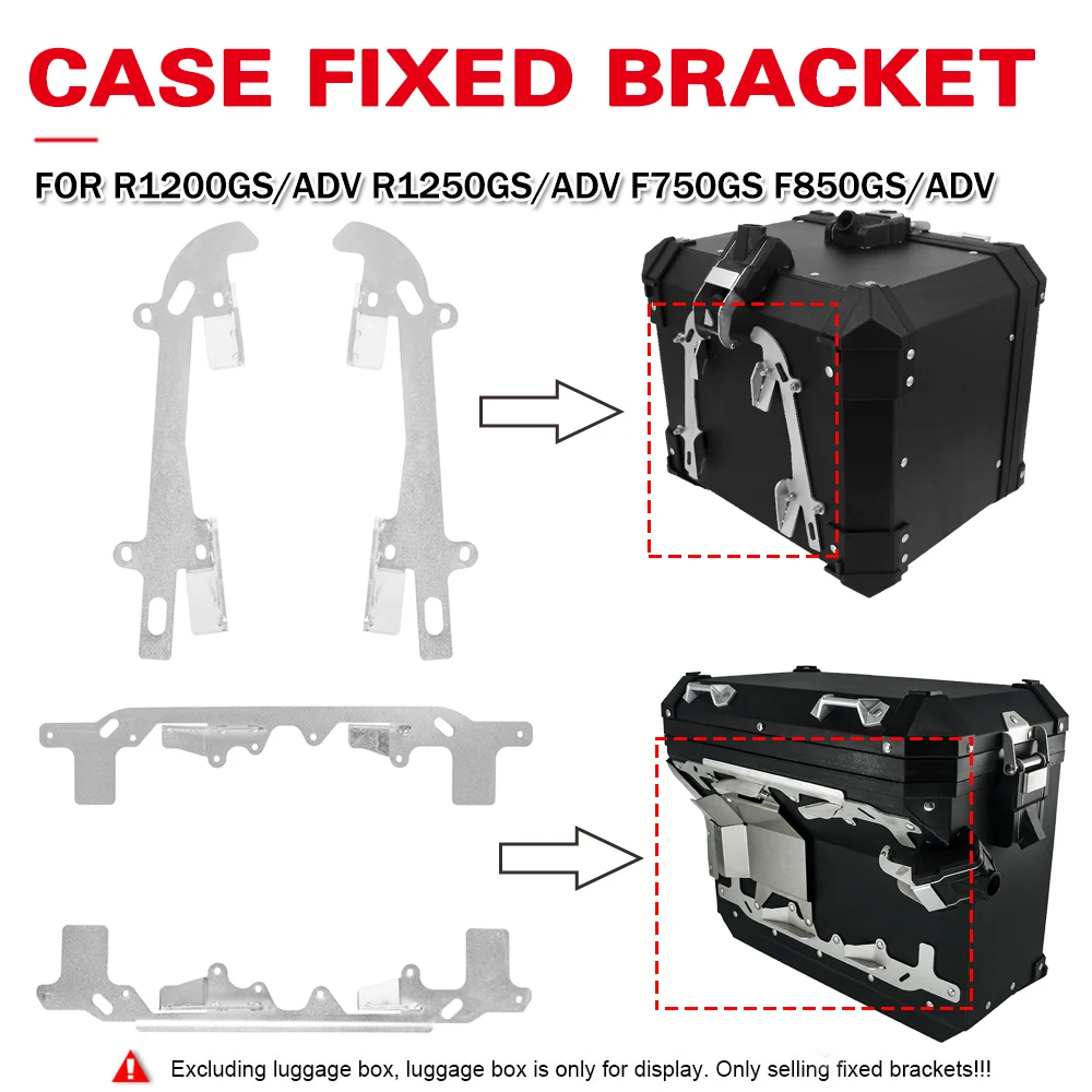 

For BMW R1200GS R1250GS Adventure Motorcycle Top Case Tail Box Mounting Plate Kit Side Boxes Bottom Base Plate Mount Set Motos