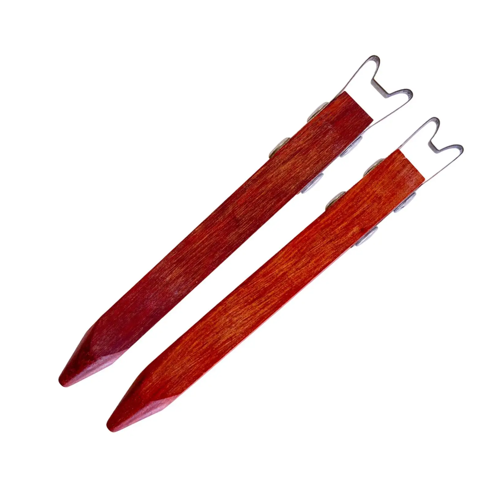 

2x Pottery Trimming Tools, Clay Sculpting Tools, Sturdy Wood & Stainless Steel Base Shaping Foot Trimmer for Crafts Modeling