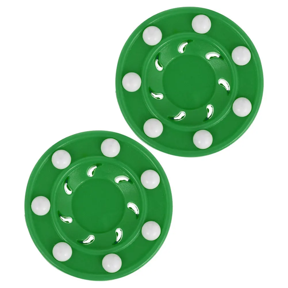 

2Pcs Plastic Hockey Puck Reusable Ice Hockey Training Puck for Accurate Shots Quick Passing Indoor Gym Use Pucks