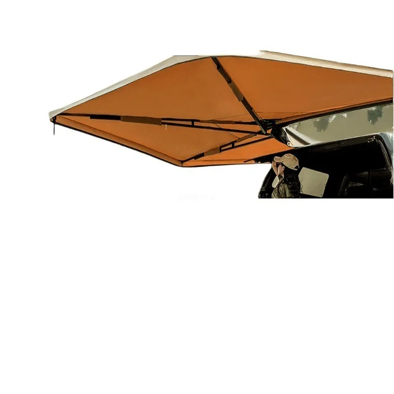 270-Degree Fan-Shaped Canopy Tent Outdoor Camping Camping Car Side Sunshade Car Roof Side Tent