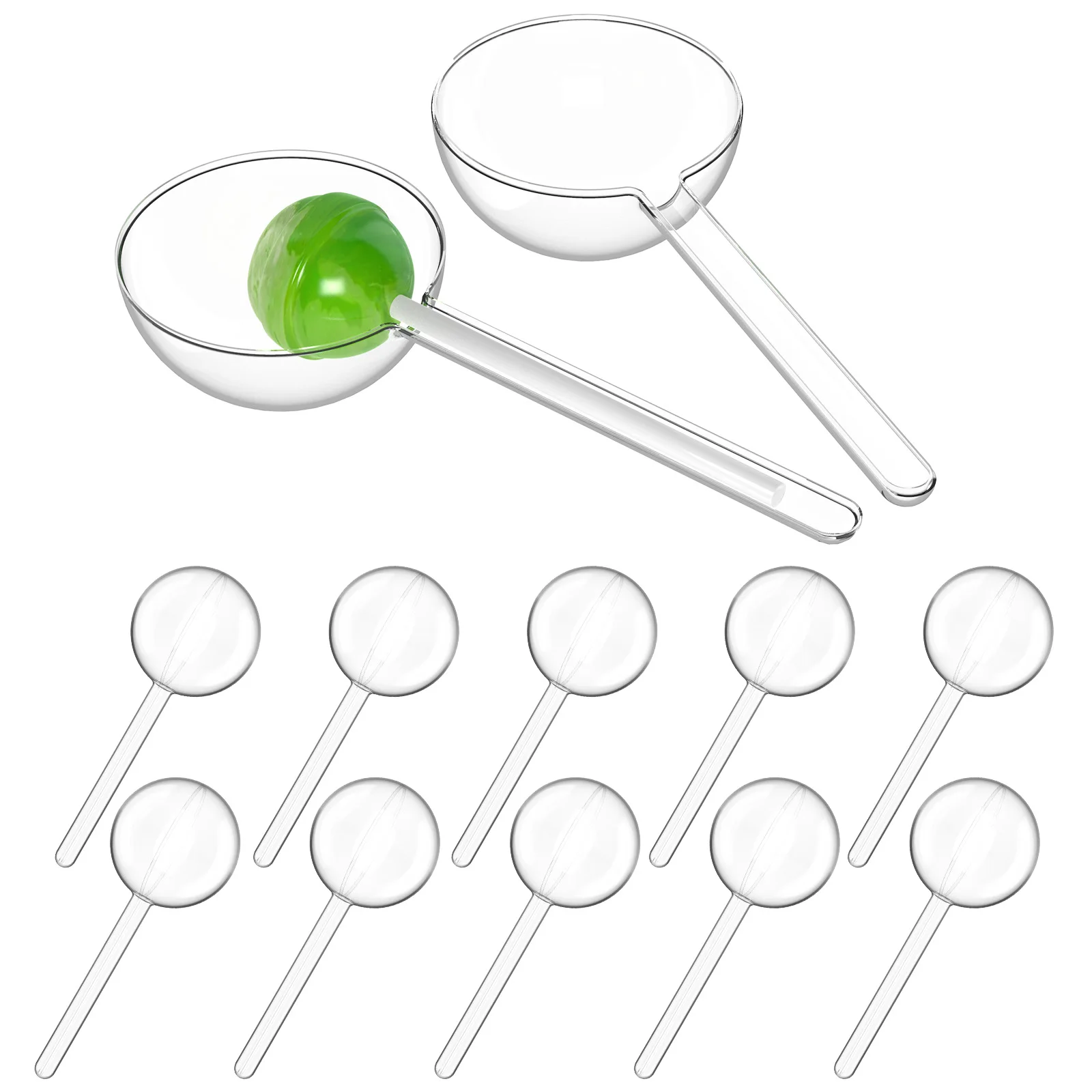 

12pcs Lollipop Shaped Candy Box Plastic Packaging Container Gift Box For Party Wedding Christmas Diy Storage Case