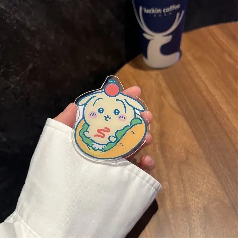 Coreia ins bonito dos desenhos animados jiyi-kawa soquete magnético pop griptok aperto tok airbag suporte para magsafe expansível suporte do telefone móvel