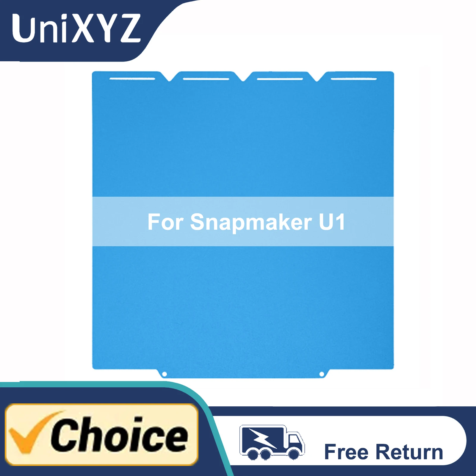 3D Printer Low Temp Cool Plate For Snapmaker U1 Flexible Steel Magnetic Buildplate Replacement Printing Bed