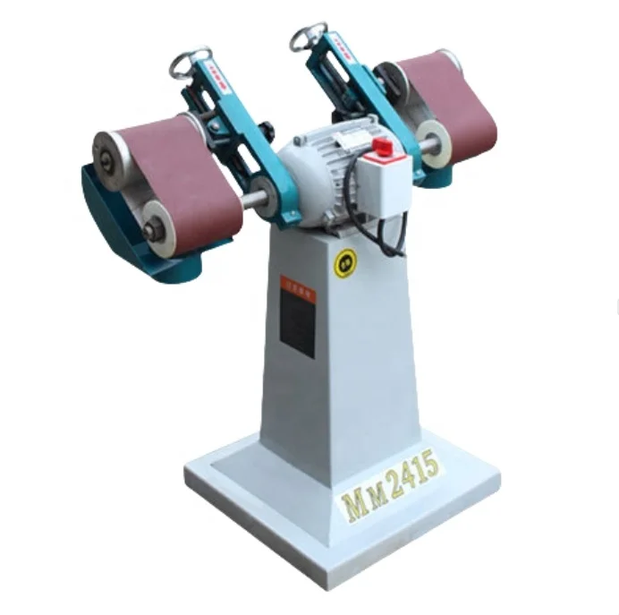 

Woodworking Sponge Wheel Roller Wood Polishing Machine Double Head Small Polishing Machine Arc Sanding Belt Sponge Sander