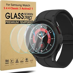 Para Samsung Galaxy Watch 7 6 5 4 4Classic Active 2 Watch 3 40/41/42/44/45/46mm película de vidrio templado HD Protector de pantalla transparente