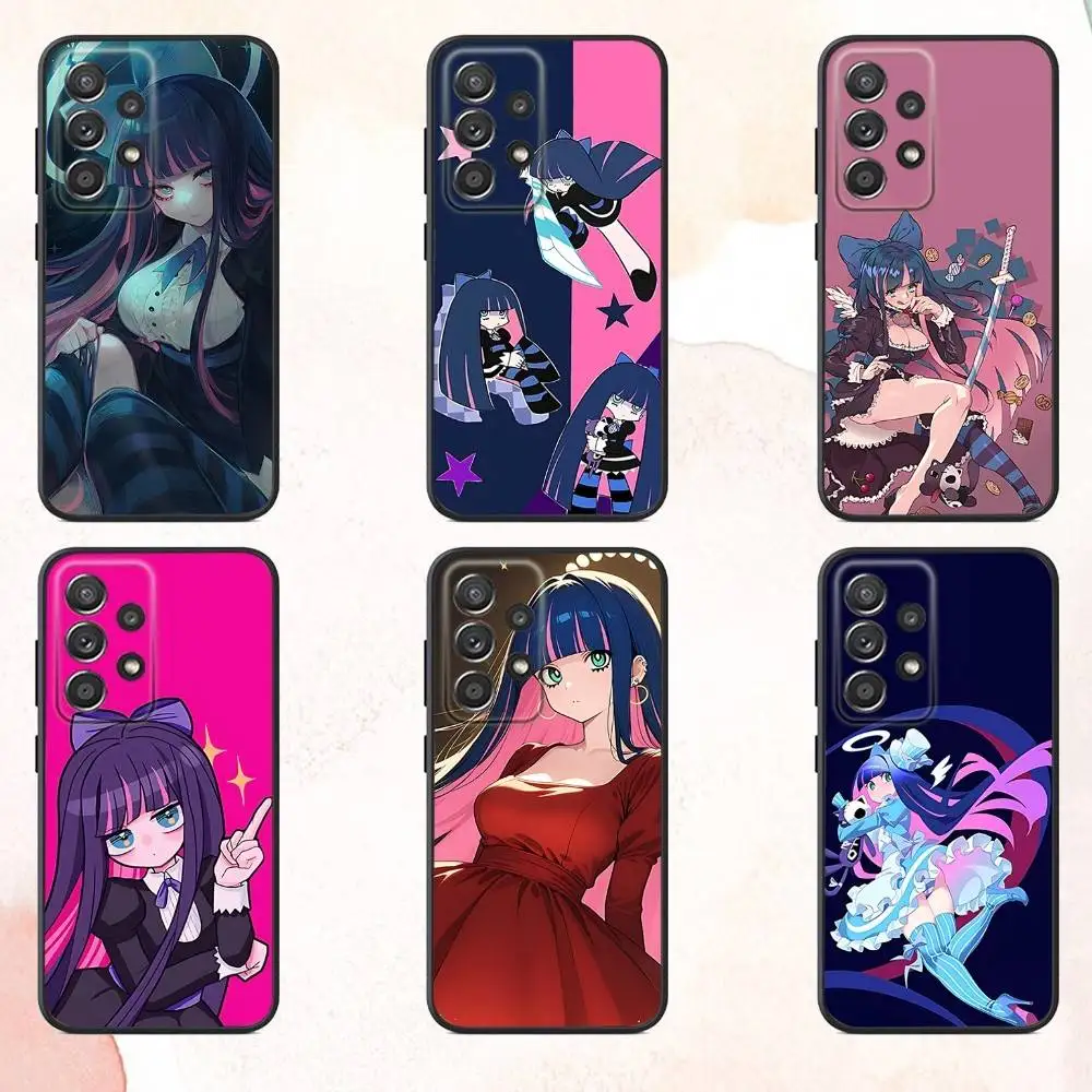 

Cute S-Stocking Anime Phone Case For Samsung S25,S24,S21,S22,S23,S30,Ultra,S20,Plus,Fe,Lite,Note,10,9,5G Black Cover