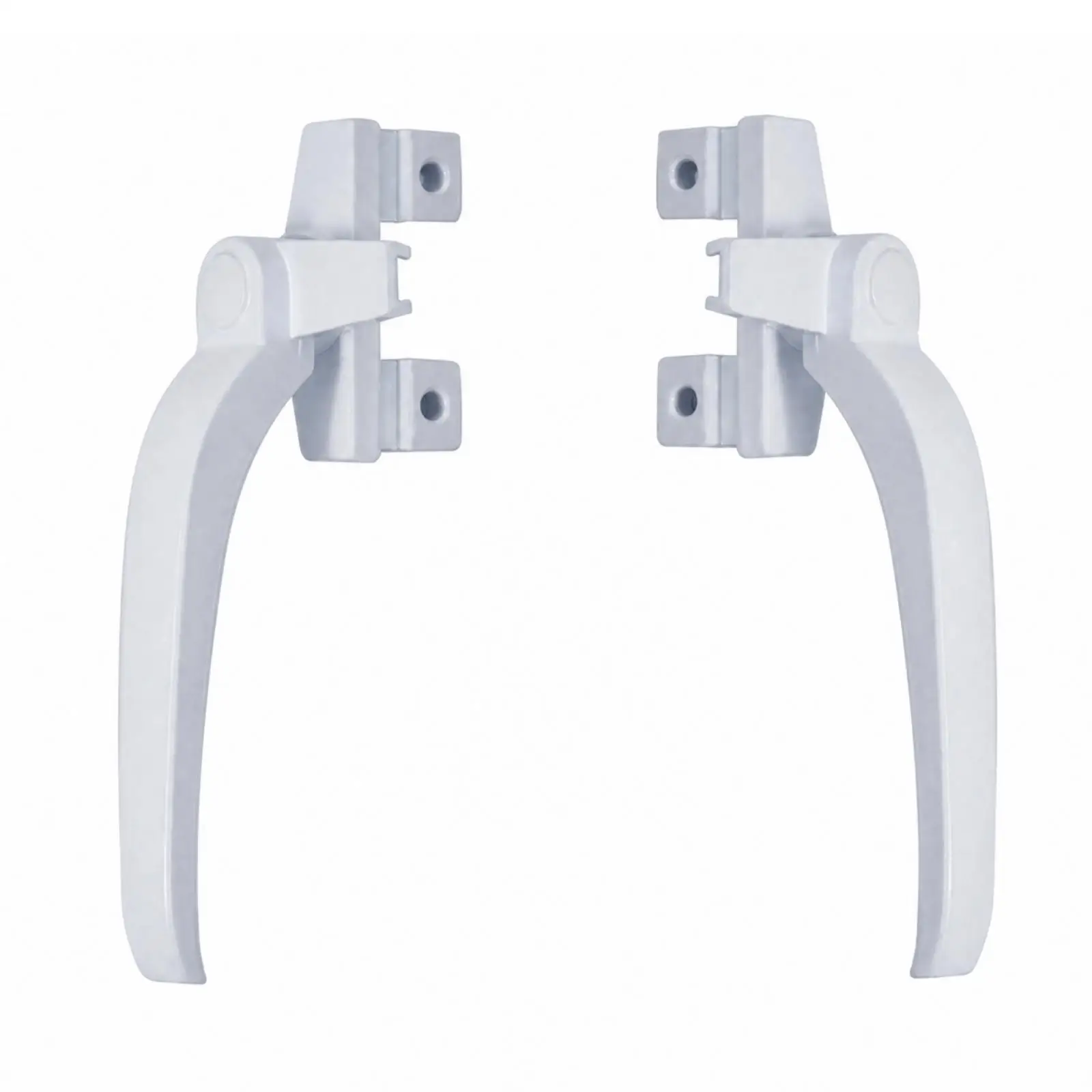 Window Handle with Screws for Aluminum Windows Casement Latch Hardware Replacement for Hinged Doors