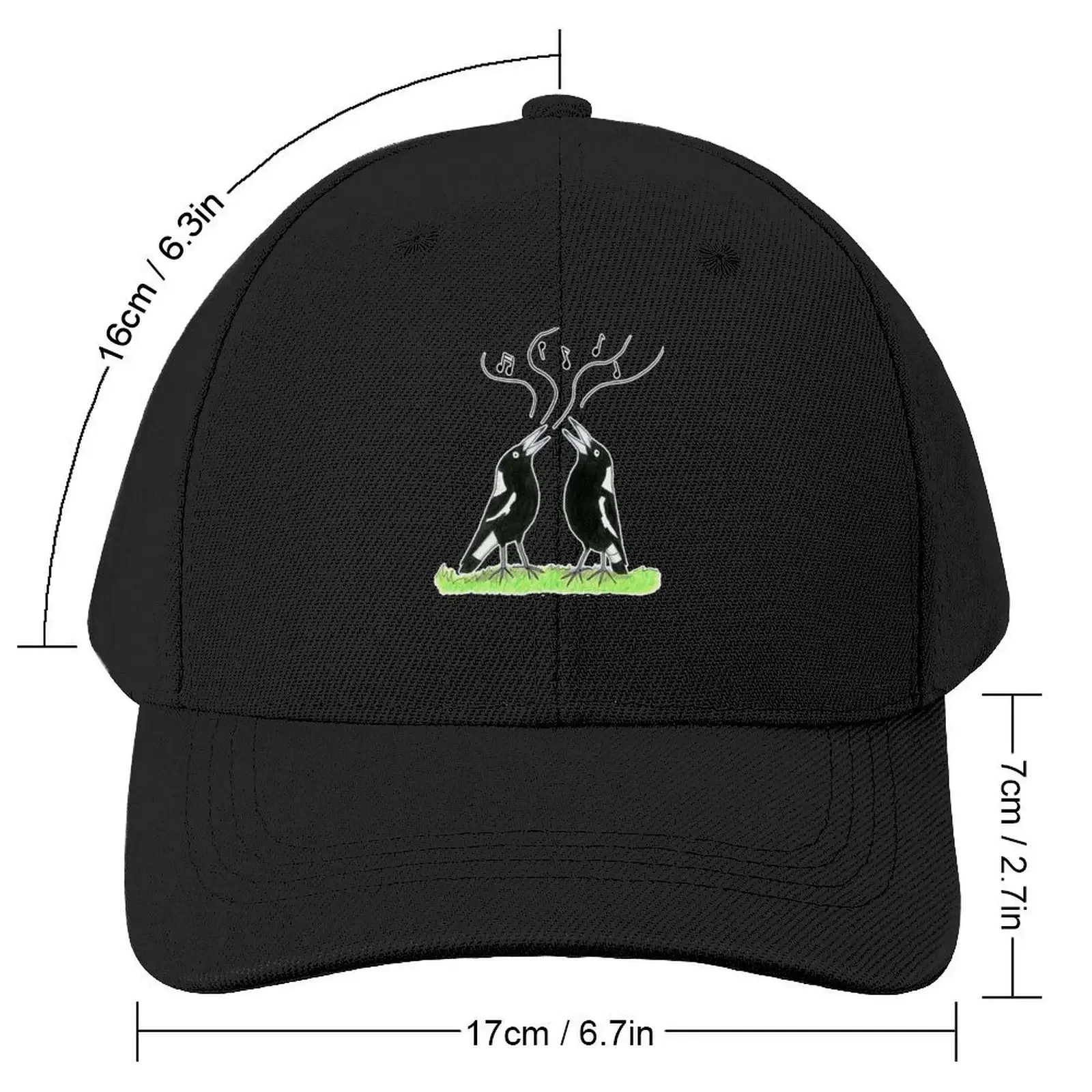 Magpies make it better - Raising funds for Birdlife Australia Baseball Cap hard hat New Hat Men Hats Women's