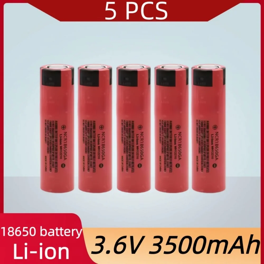 

18650 NCR 18650 3.7V 3500mAh Rechargeable Li-ion Battery 10A Discharge, for Toys Tools Flashlight Battery