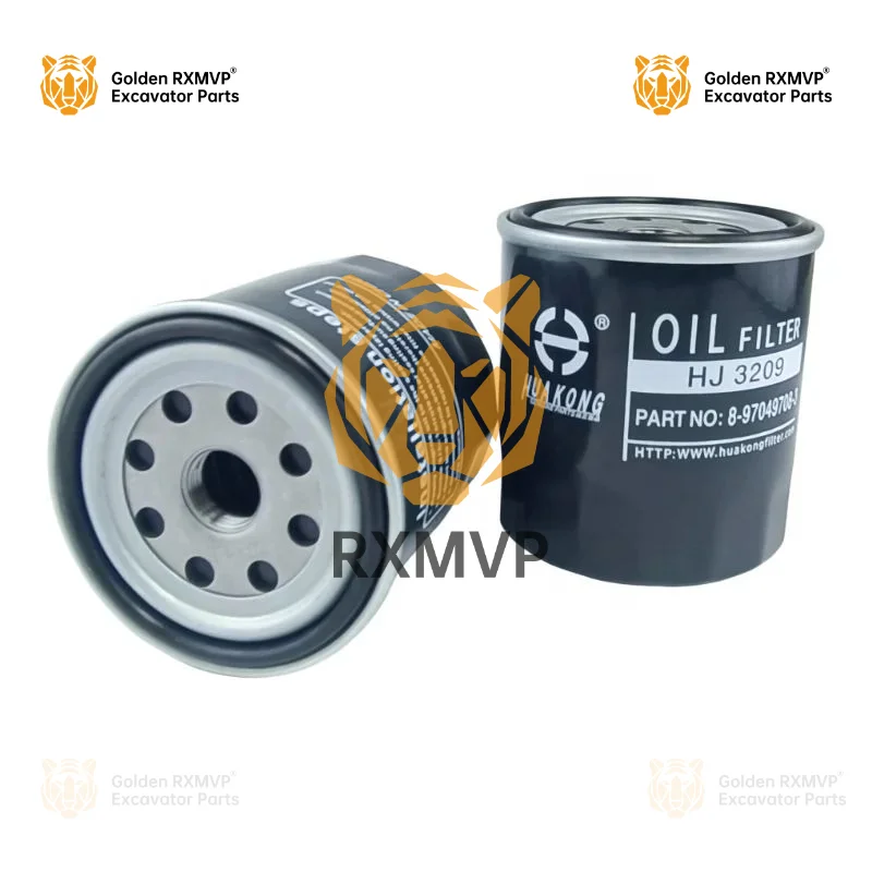 For XMVP Engine Spare Parts Excavator Dh55 Ex70 Diesel Oil Filter Element 4650205 4432663 P502039 Lf3528 897049-7081s