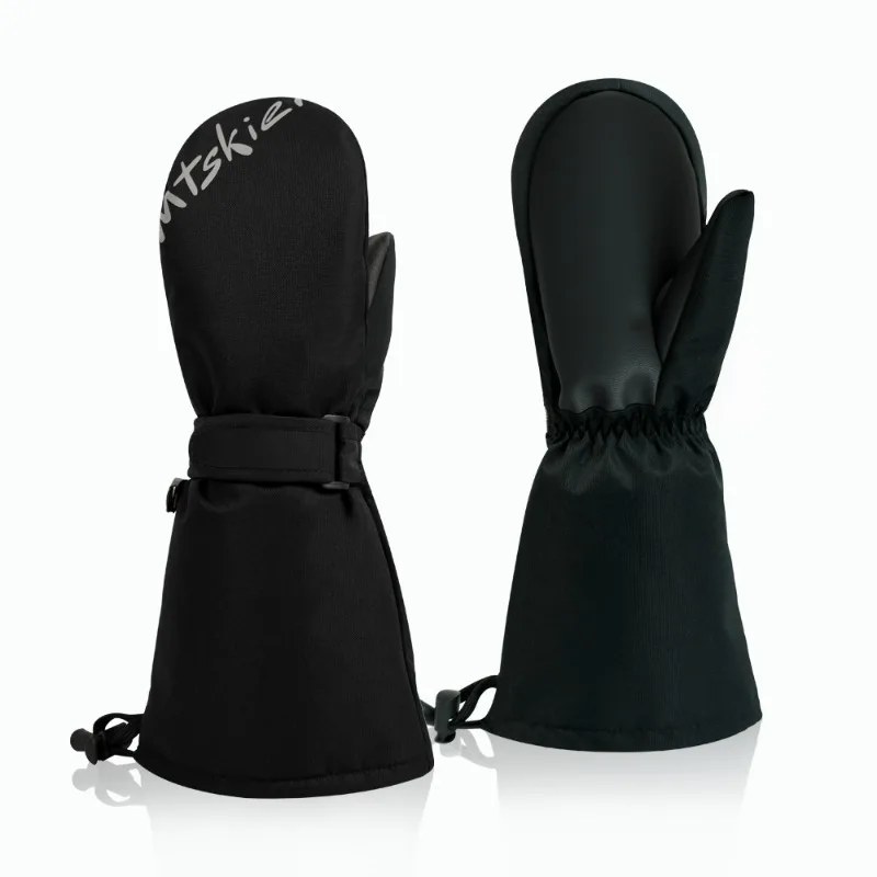 

New Professional Children's Skiing Gloves, Waterproof, Thickened, Warm, Windproof, Long Sleeved, Children's Skiing Gloves