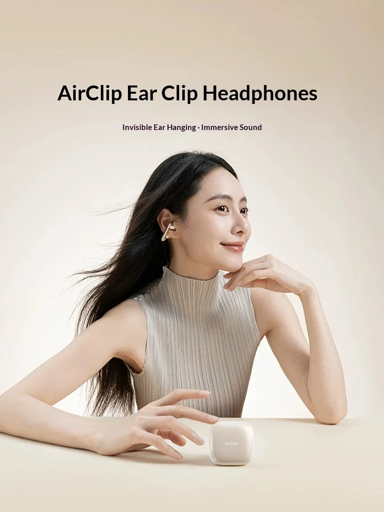 For XISEM Air Clip Wireless Headset Sixth Generation NanoLCP Liquid Crystal Diaphragm E-sports Headset Xisem Acoustics For Gifts