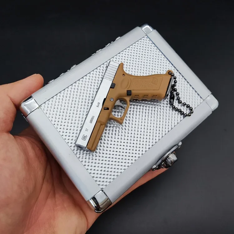 NEW Special Alloy Storage Box for Keychain Toy Gun for Glock 17 Colt 1911 (No Gun Model)