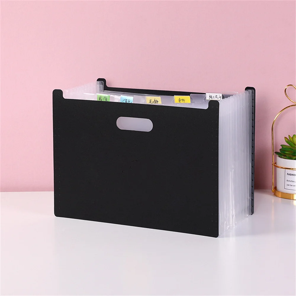 A4 Expanding File Folder Multilayer Paper Organizer Document Storage Holder Desk File Pouch Bill Folder School Office Binder