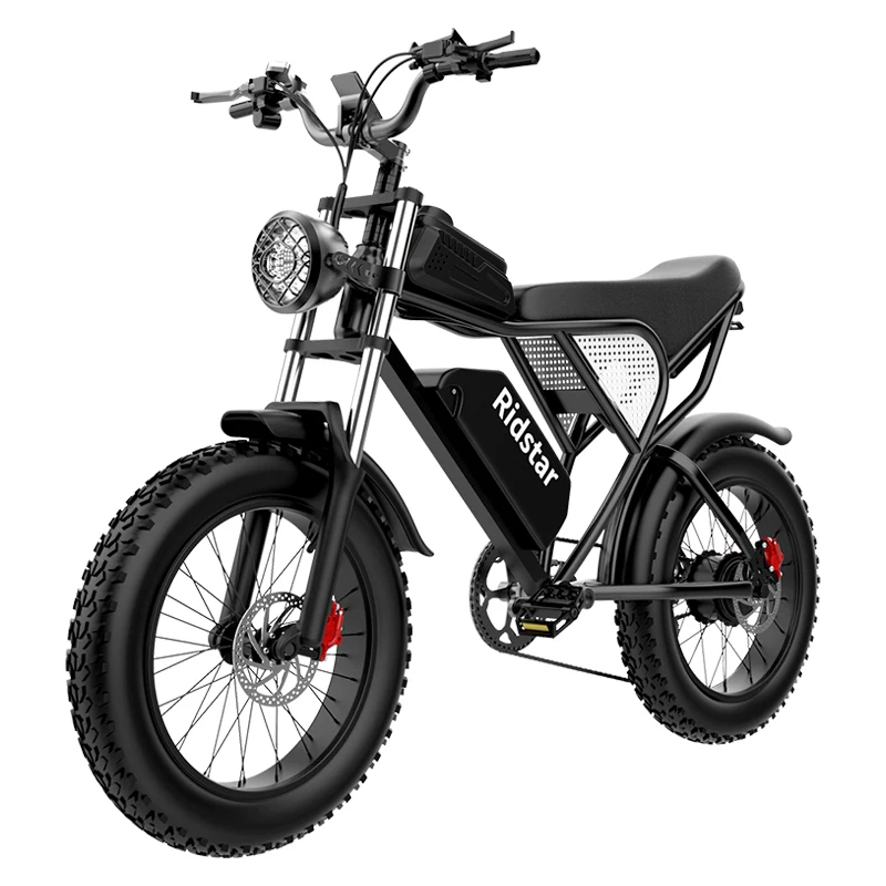 

Ridstar Q20/Q20Pro Electric Bike 2000W Powerful Motor 52V40AH Oil Brake 20*4.0inch Fat Tire Ebike Mountain Snow Electric Bicycle