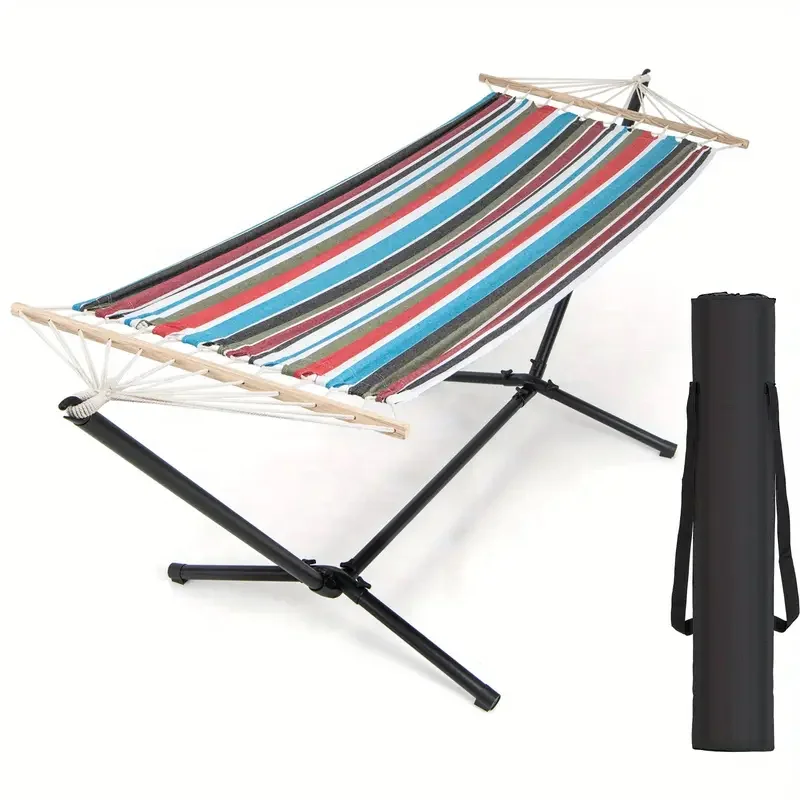 #Factory Wholesale logo Color Custom Vertical Hammock Outdoor Camping Garden Hammock