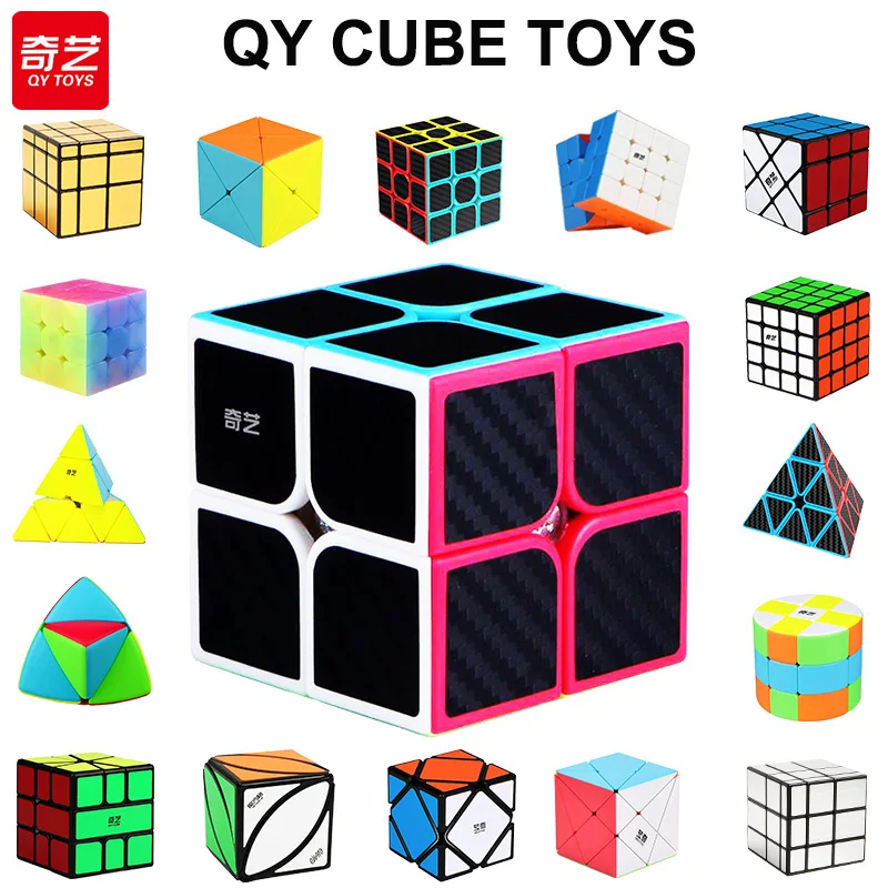 

QiYi Magic Cube 2x2 3x3 4x4 5x5 Mirror Pyraminx Skewb SQ1 2×2 Special Professional Speed Puzzle 2x2x2 Children Toy Cubo Magico