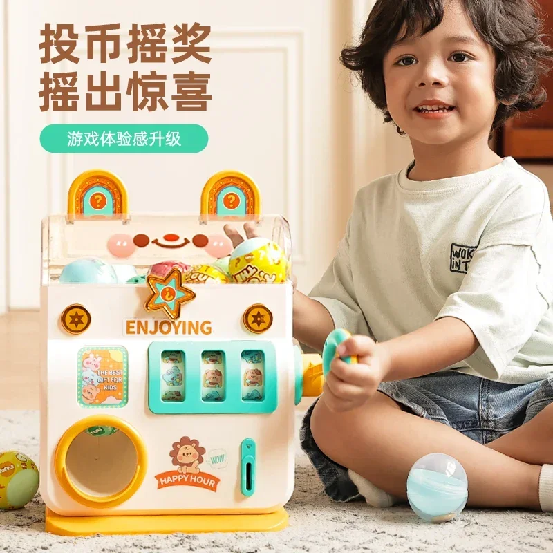 Egg machine girl toy lottery large mini clip doll machine birthday gift