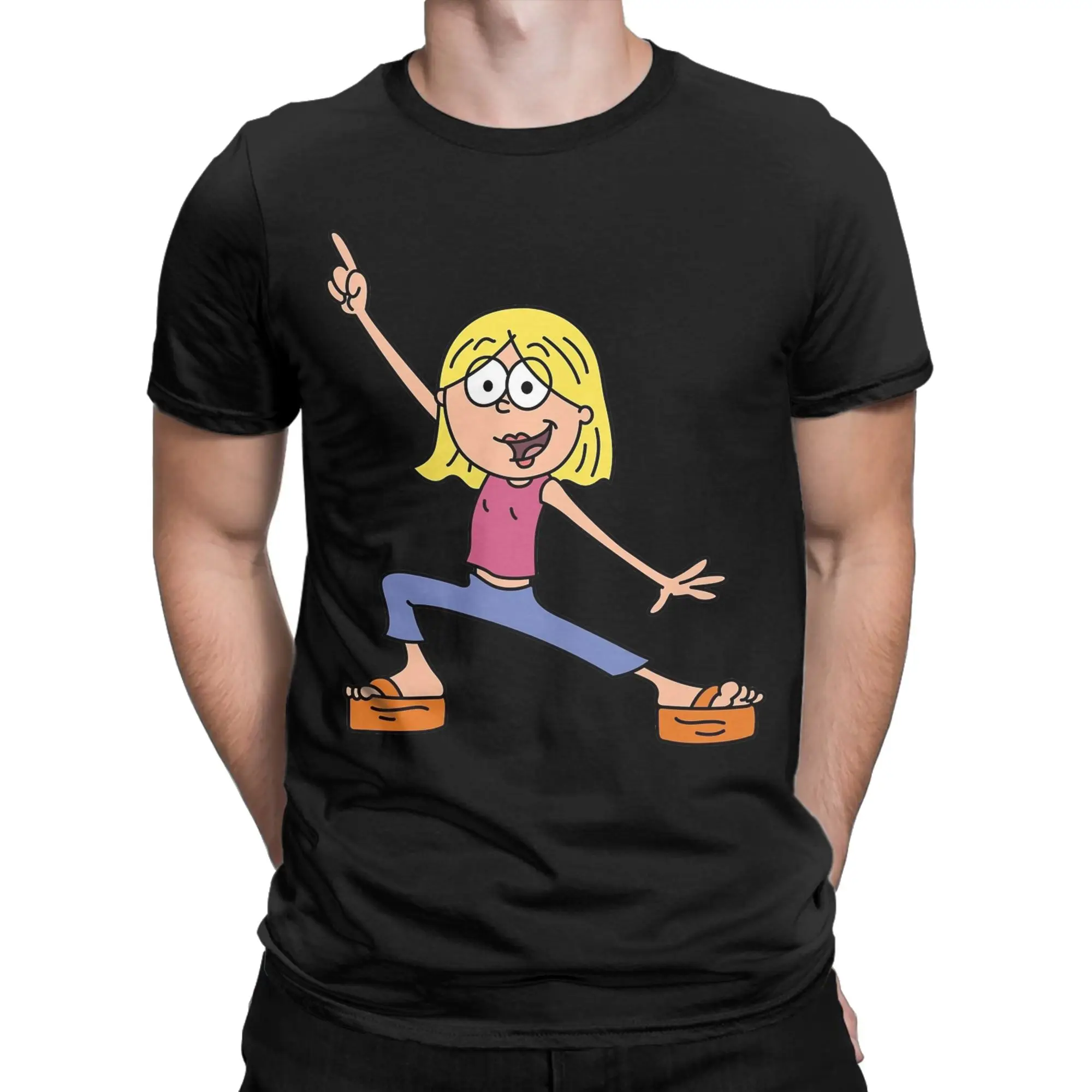 Lizzie McGuire T Shirt for Men 100% Cotton Humor T-Shirt Crewneck  Tees Short Sleeve Clothing Plus Size