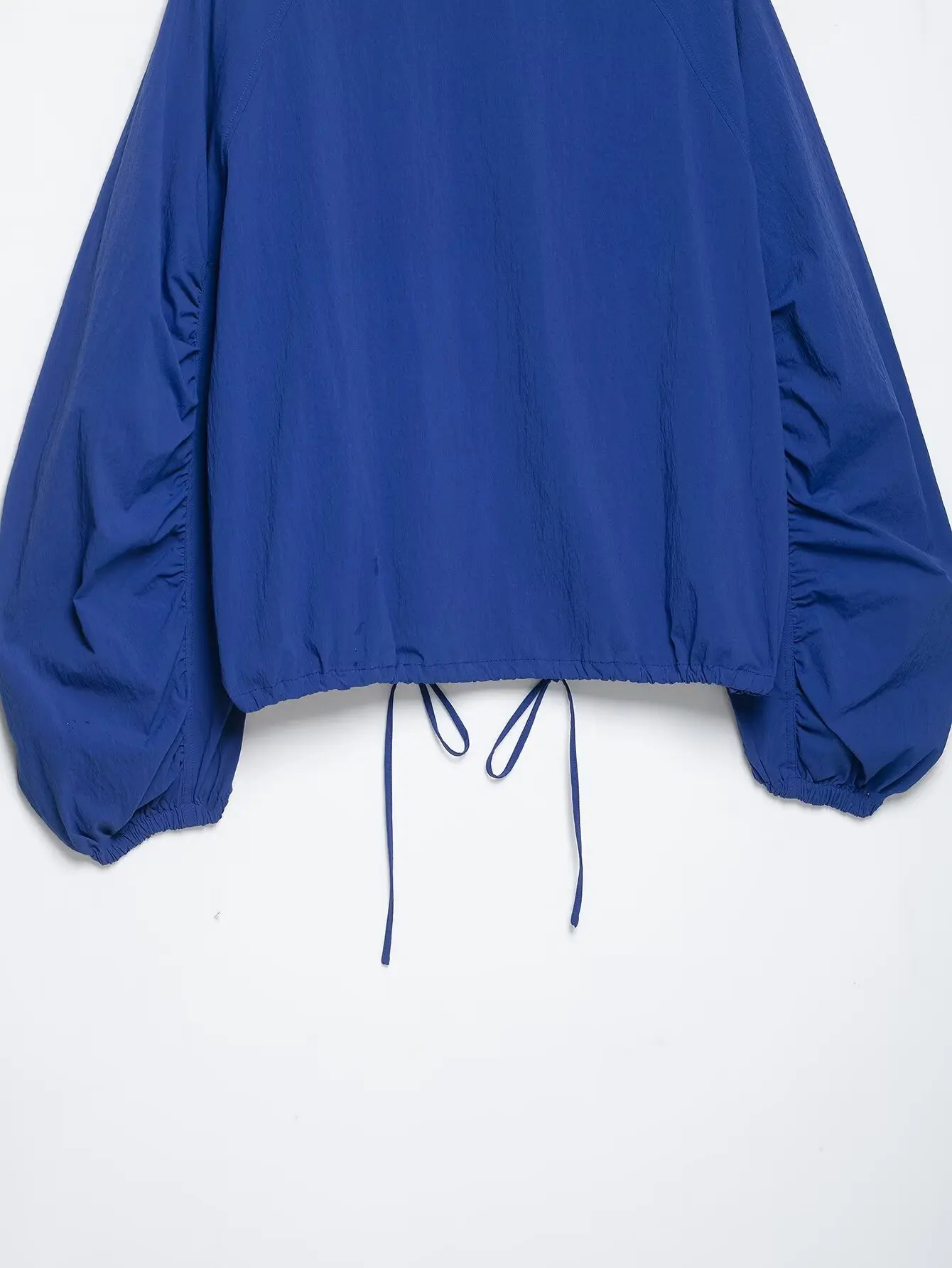 KONDALA Herbst Blau Mode 2026 Damenjacke Elegant Modern Schick Einreihig Langarm Streetwear Übergroße Coole Oberbekleidung – Detail 17
