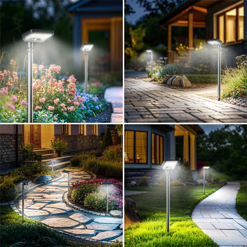 AAAN-92 Ledpathway Lights With Motion Sensor And USB Charging Ideal For Garden,Yard,Sidewalk