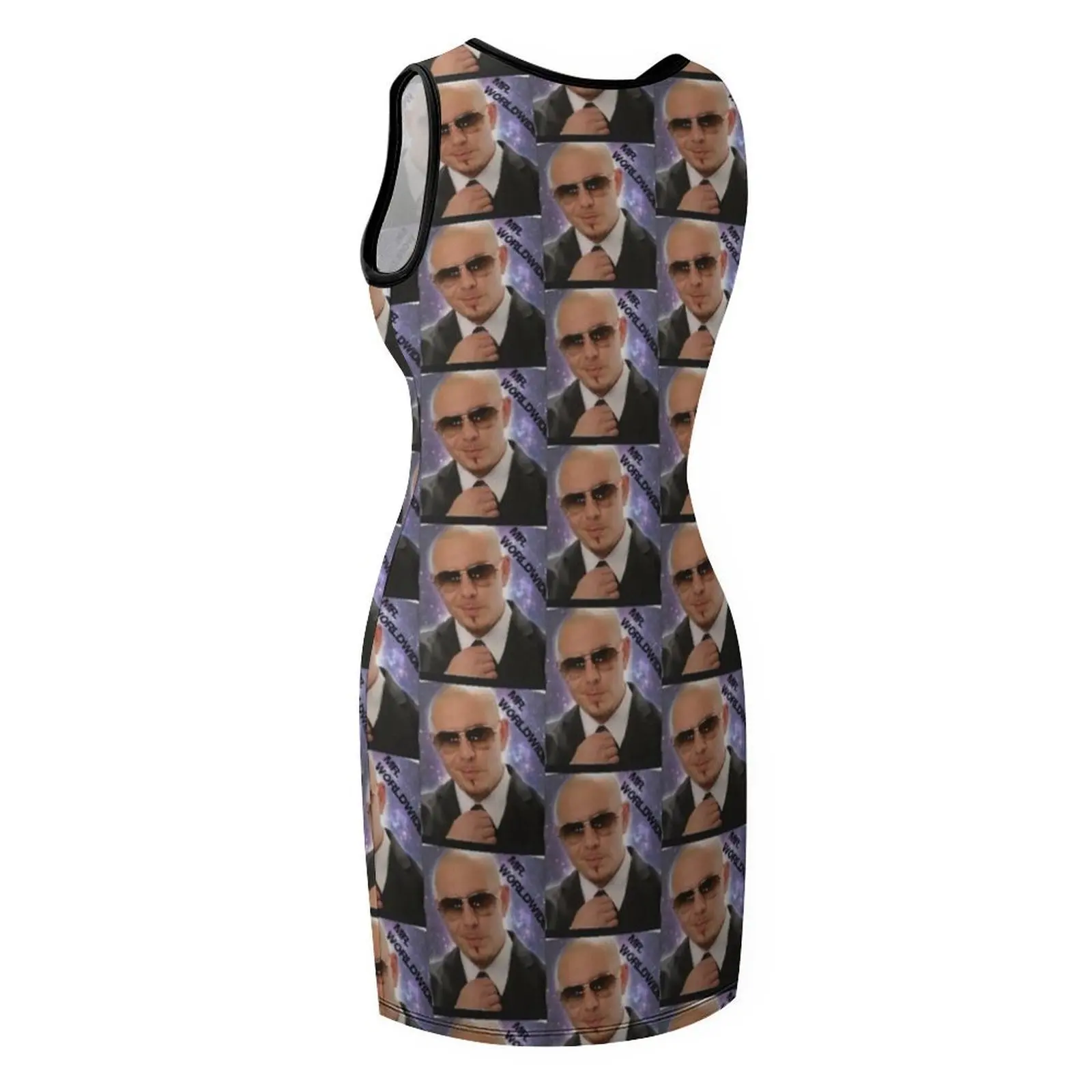 ชุดเดรสแขนกุดสำหรับงานปาร์ตี้ รุ่น Mr Worldwide ชุดเดรสฤดูร้อนสำหรับผู้หญิง ปี 2025 ชุดเดรสสำหรับงานพรอม