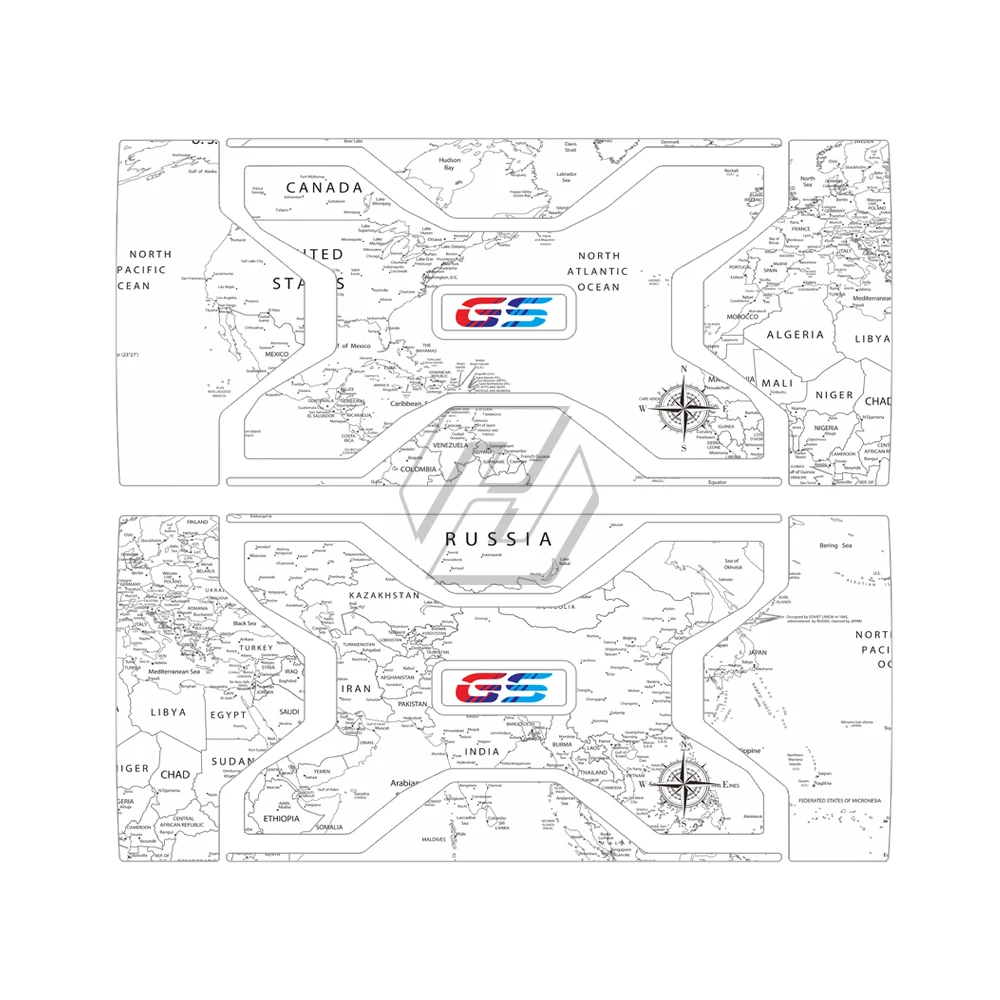 

For BMW Vario Case Protector Sticker 2013-2020 R1200GS R1250GS ADV LC Side Box Decoration Stickers