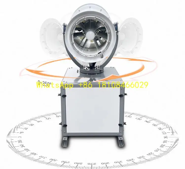 Pulverizadores de canhão de névoa de água coletor primeira escolha para remoção de poeira no lixo urbano