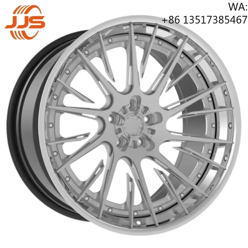 Customized Three-piece Newly Designed Aluminum Alloy Passenger Car Wheels for Sports Cars Racing Cars