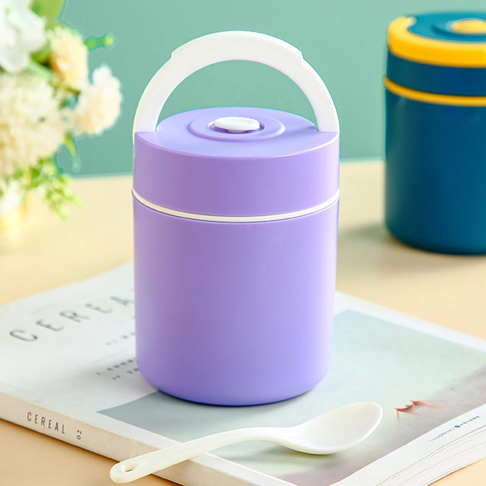 

Stainless Steel Insulated Soup Cup Portable Breakfast Cereal Porridge Thermal Mug Food Container High Grade Non Leak Simple