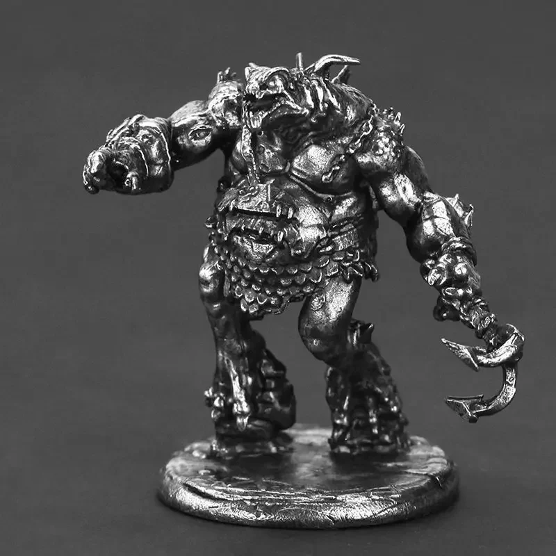 نماذج صغيرة معدنية من Murloc Warrior عتيقة من Murloc Monster Model Doll Board Game للرجال زخرفة رائعة يمكنك صنعها بنفسك