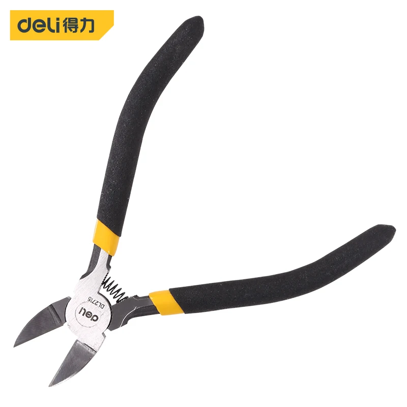 Deli 125mm Nozzle Pliers 55# High Carbon Steel Material 56-60HRC Blade Nozzle Pliers Suitable for Many Occasions