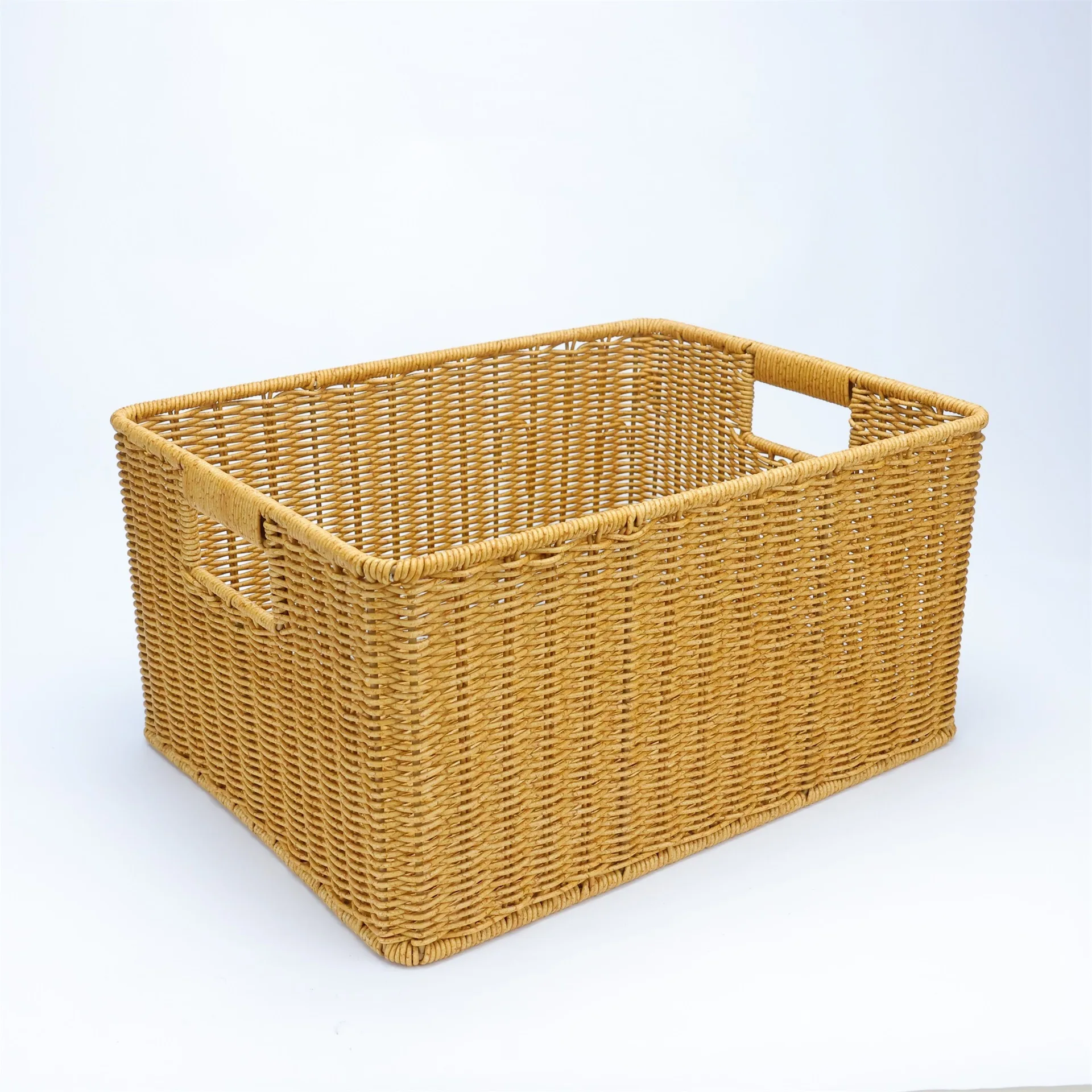 Rattan storage baskets, drawer-type cabinets,  baskets, household books, newspapers, toys,   boxes, desktop