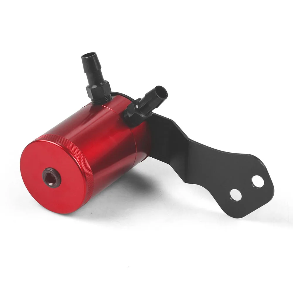 Kit Tangki Kaleng Penangkap Minyak Bingung Aluminium Sisi PCV untuk Chevrolet untuk Camaro SS 2016 + Merah Biru Perak Merah