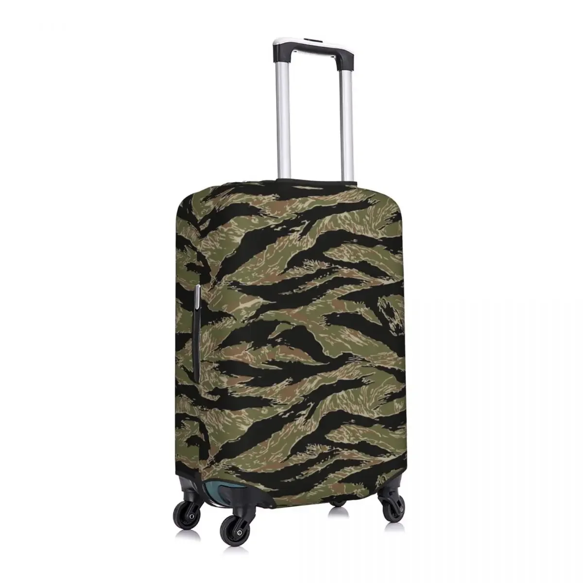 Juste de bagage camouflage à rayures de tigre personnalisée, housses de valise de voyage, protecteur élastique militaire, DulCamSolomon, mode