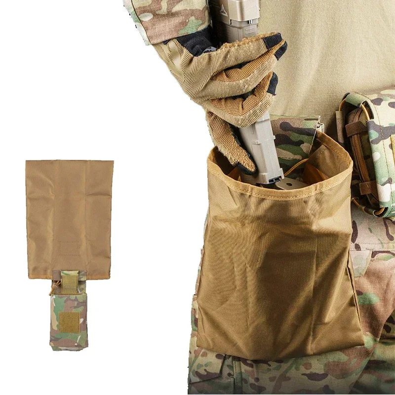 Molle Rapid Deployment Recovery Bag Dump Bag Roll Up Folding Magazine Recycling Bag Storage Pouch Combat Belt Vest Backpack