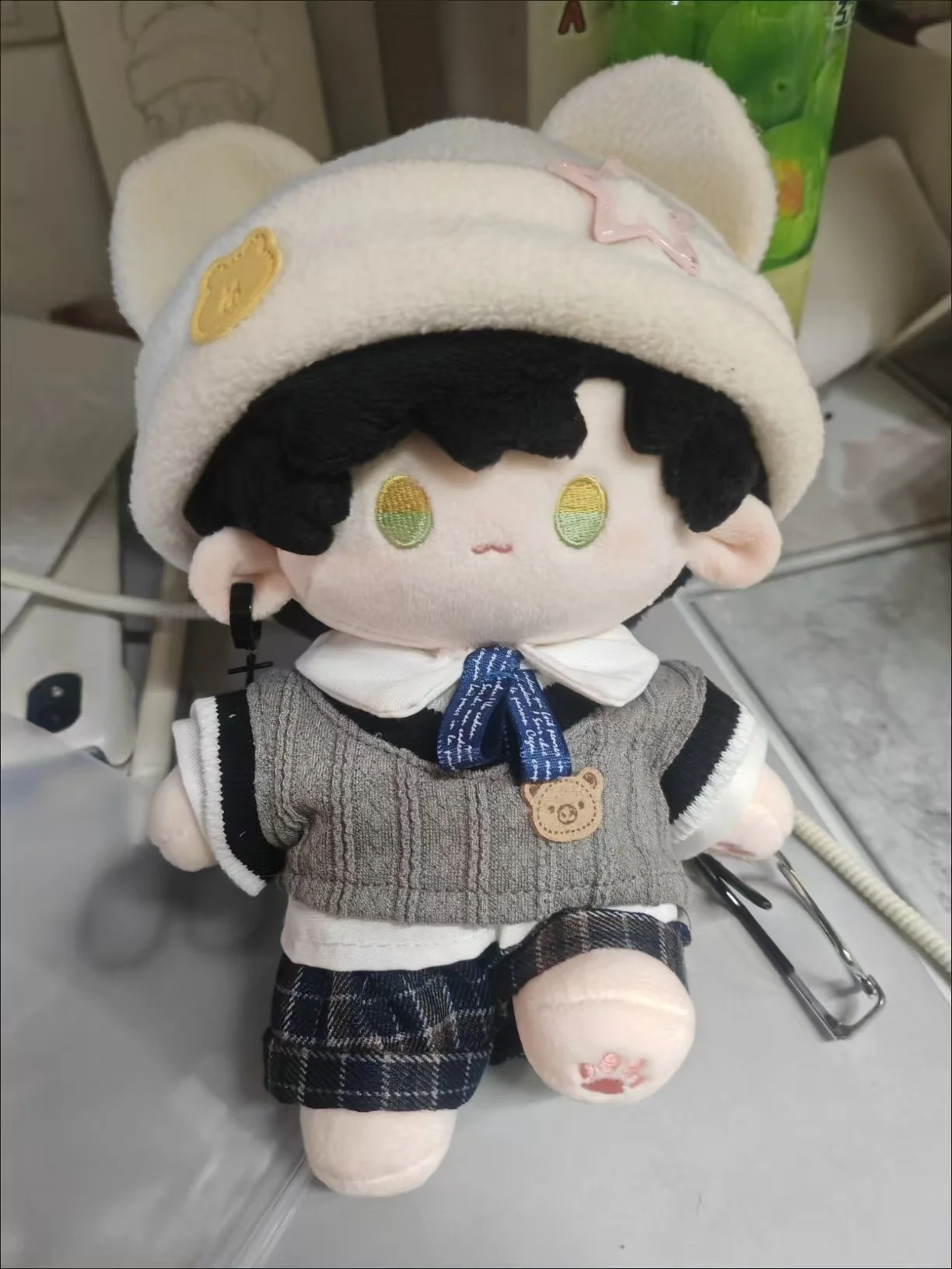 Love and Deepspace 20CM Doll Clothes Suit Chinese Style Tops T-shirt Coat Vest Pants Set Cotton Plush Toys Clothing Accessories