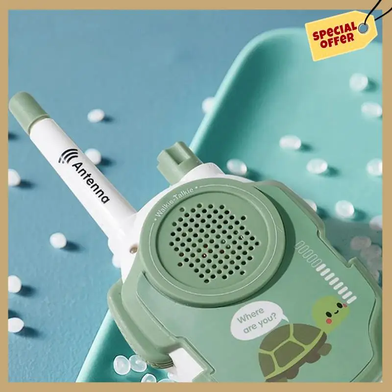 Rendimiento estable-Walkie Talkie para niños Walkie Talkie inalámbrico de dibujos animados 300M plástico portátil teléfono para niños Walkie Talkie juguete intercomunicador