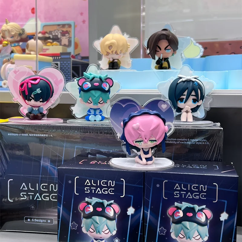 

В наличии Alien Stage Blind Box, милая мультяшная фигурка Mizi Sua, Иван Till Luka Hyuna, бесплатная сценическая серия, модель для девочек, игрушки Mystery Box