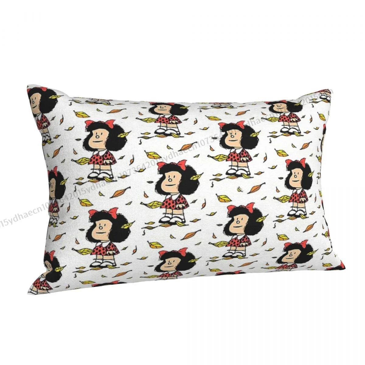 Autumn Leaves Quino Argentino Pillow Case Mafalda Miguelito Comic Cushion Covers Home Sofa Chair Decorative Backpack Covers