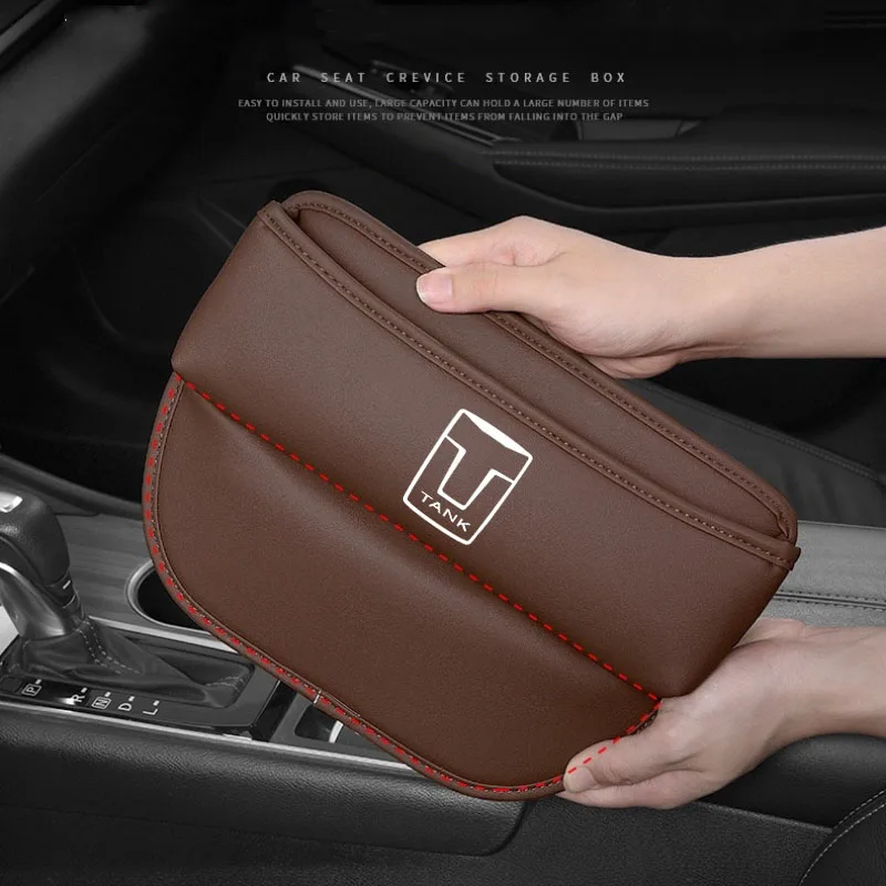 Car Seat Gap Storage Box Center Console Armrest Storage Box Organizer For Great Wall GWM TANK 300 400 500 700 Auto Accessories