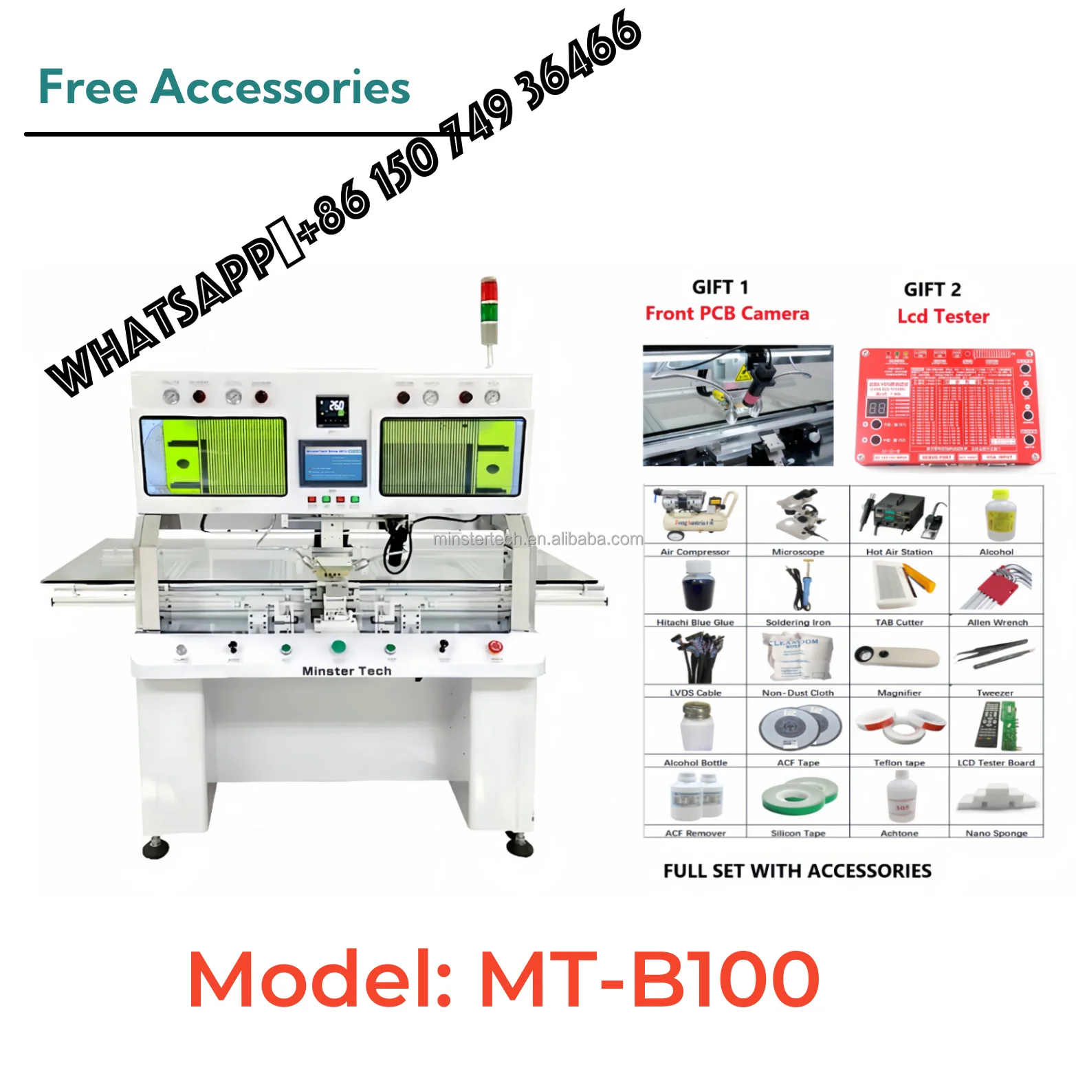 ACF TAB COF Bonding Machine LCD LED TV Screen Panel Repair Machine