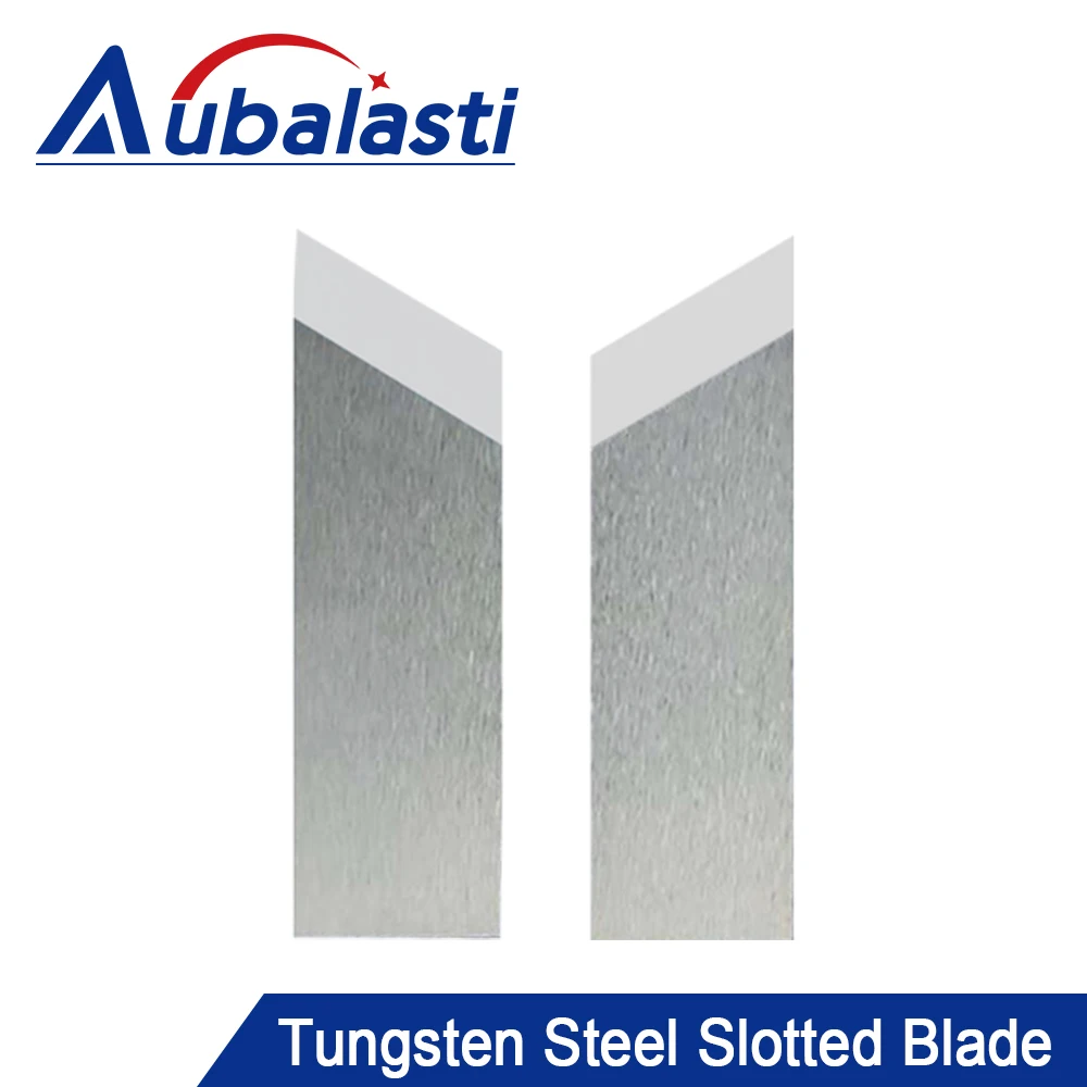 Aubalasti Tungsten Steel Slotted Blade Packaging Gift Box Gray Board with V-Groove