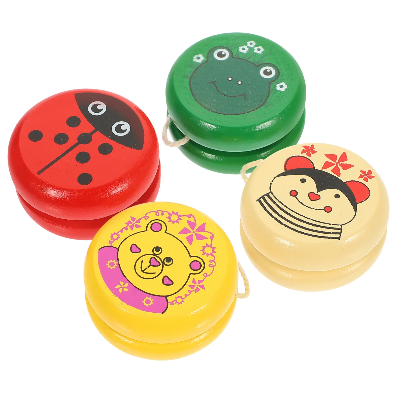 

Игрушка для пальцев Yo-Yo, забавные детские игрушки, йо-йо из дерева