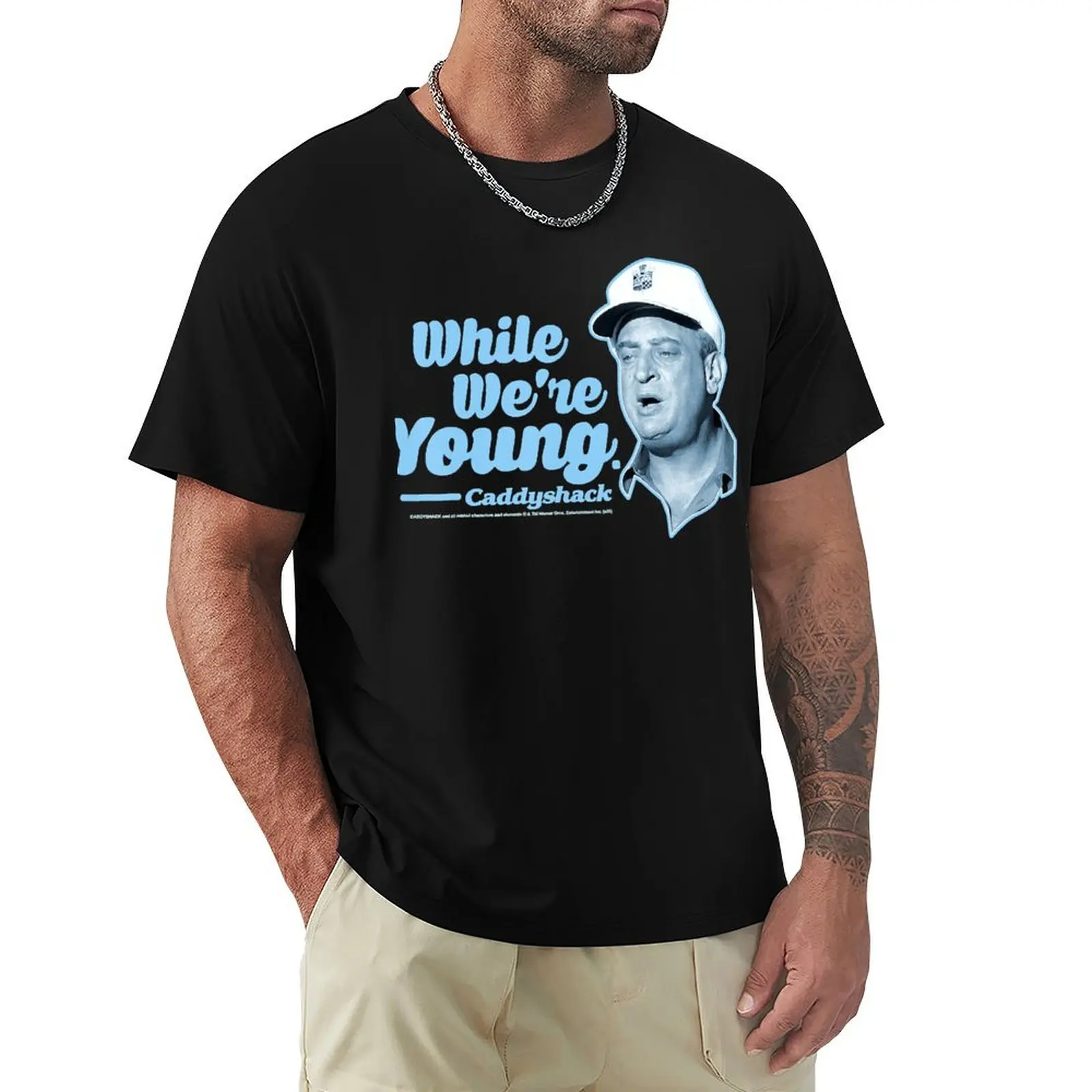 

Funny Gift For While We Young Quote Funny Retro Vintage T-Shirt designer shirts korean fashion T-shirt men