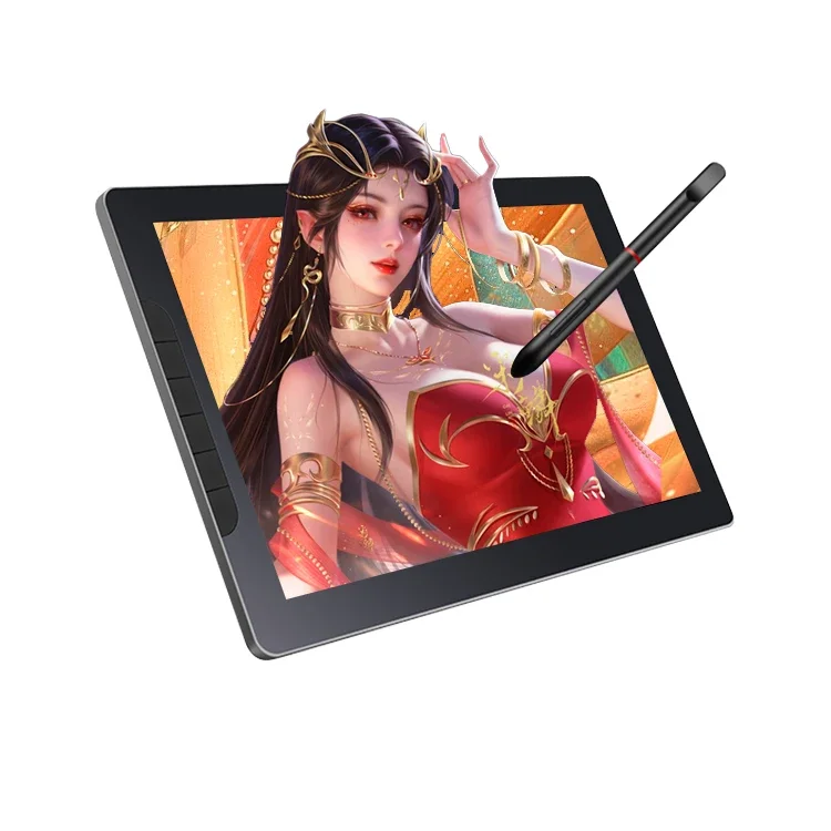 China Good Quality 13.3 Inch 4k HD True Color Drawing Tablet Graphic M Onitor Digital Stylus Pen Interactive Displays Tablets