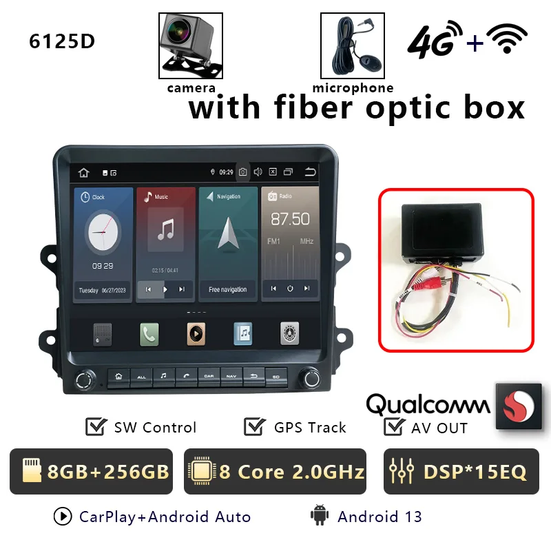 CHSTEK Android 14 Autoradio Carplay für Porsche Cayman 981 918 911 Boxster 718 982 997 991.1 992.1 Stereo GPS Navi WIFI 4G BT FM