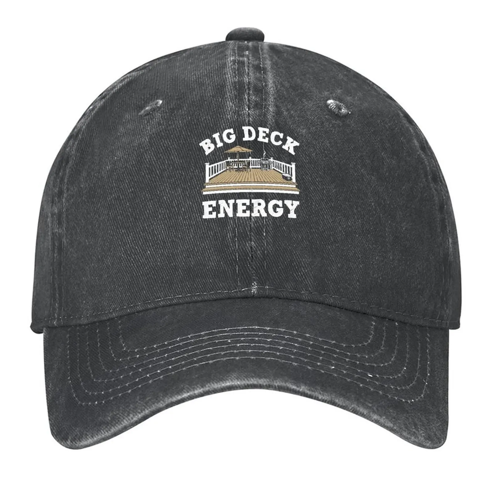 

Big deck energy Baseball Cap Winter hat birthday dad hat New Hat Women's Golf Clothing Men's
