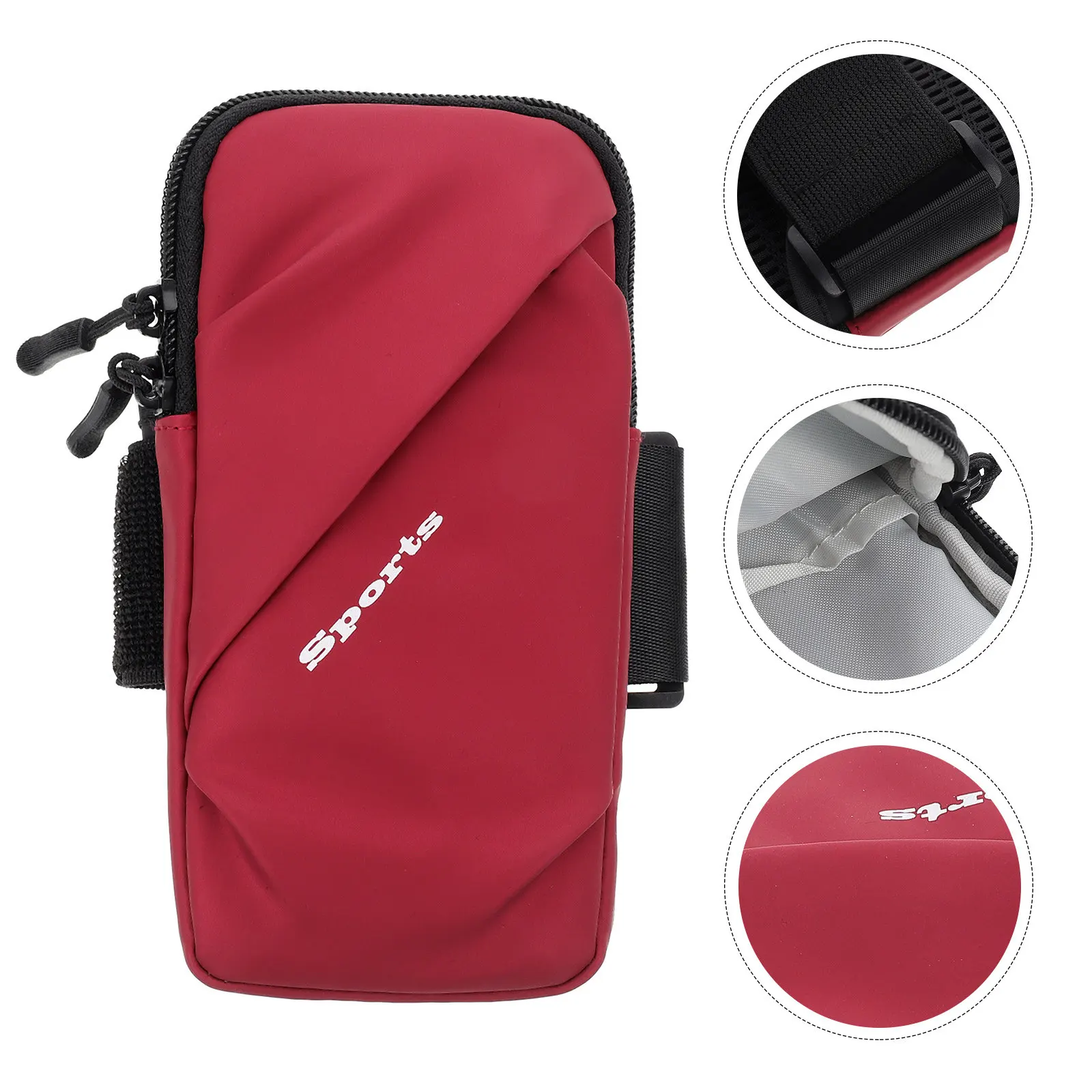 

High Performance Running Phone Armband Bag Sports Arm Cellphone Holder for Exercise Travel Shopping Sweatproof Arm Storage Pouch